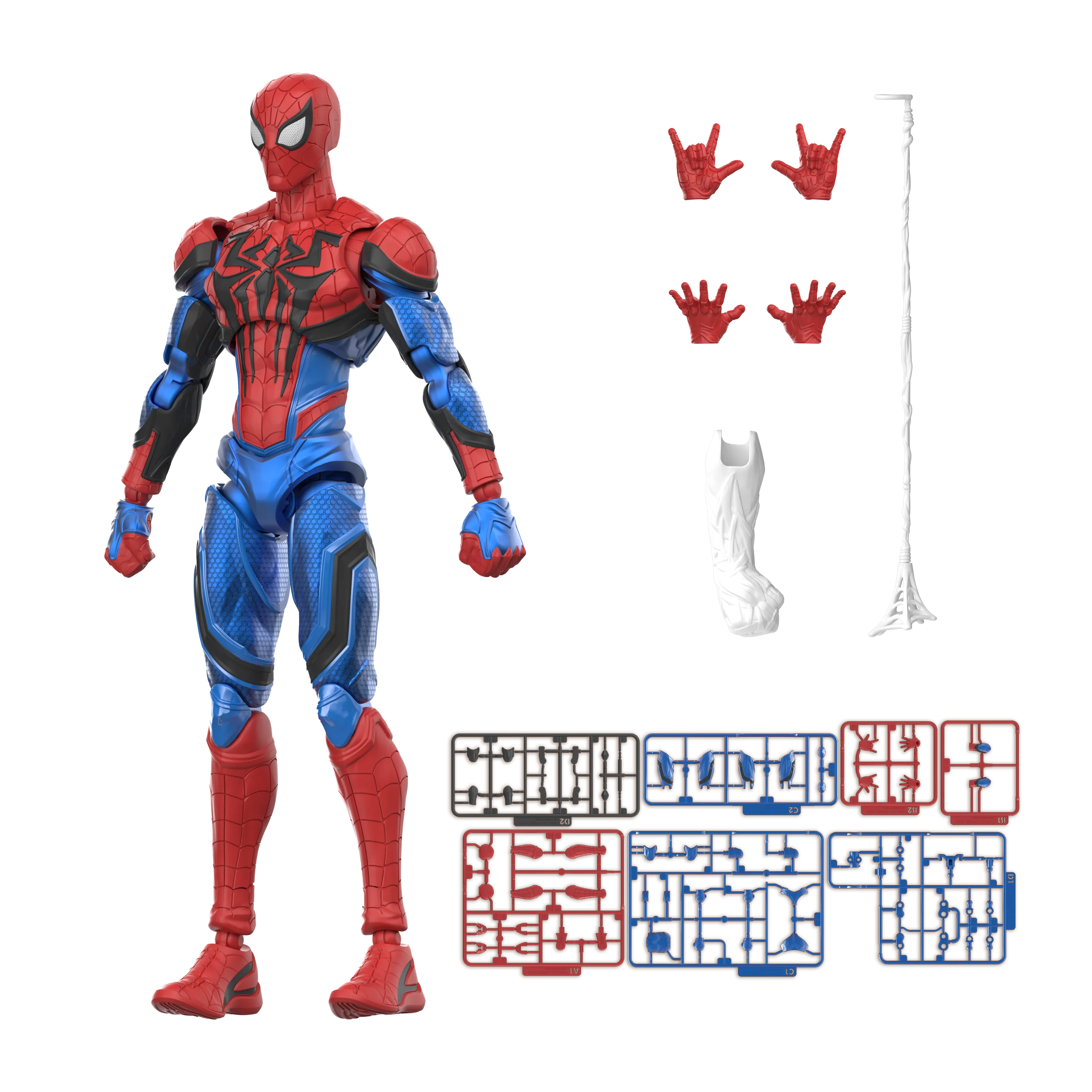 Marvel Rivals Champion Class 06 Spider-Man Model Kits | Blokees - Image 3