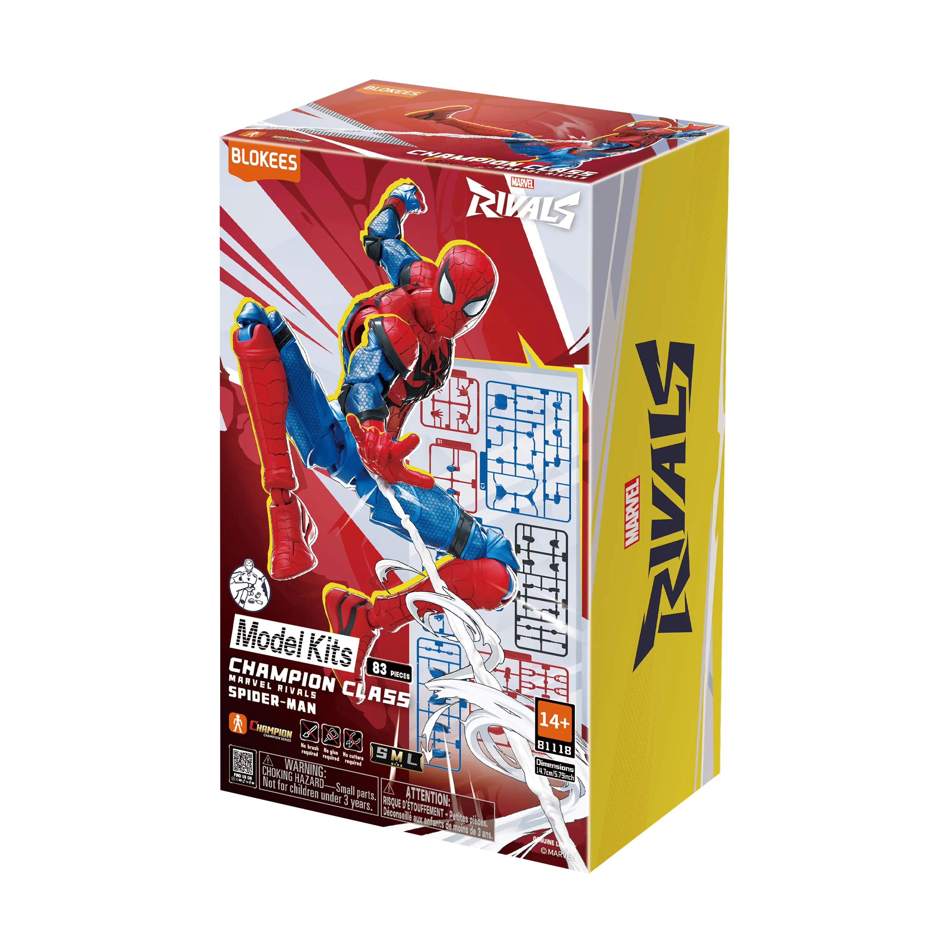 Marvel Rivals Champion Class 06 Spider-Man Model Kits | Blokees - Image 6